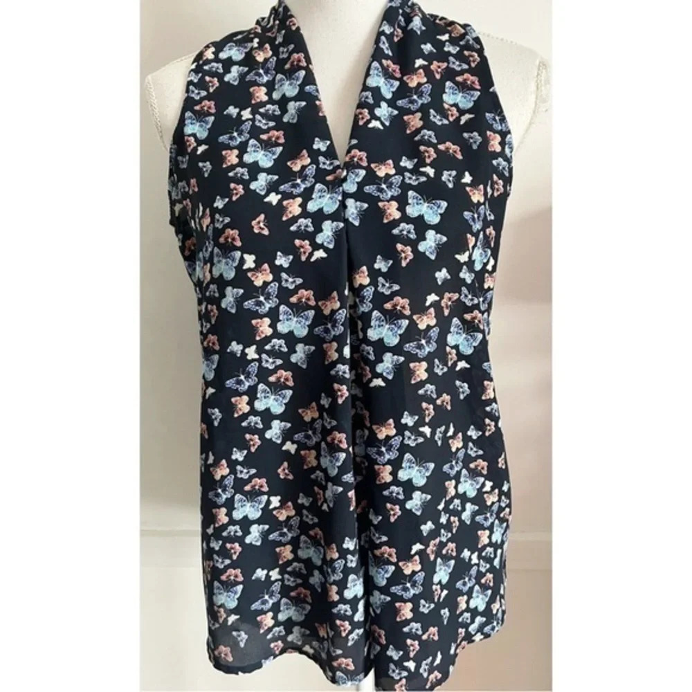 Atmosphere • Blue Butterfly Tank Top